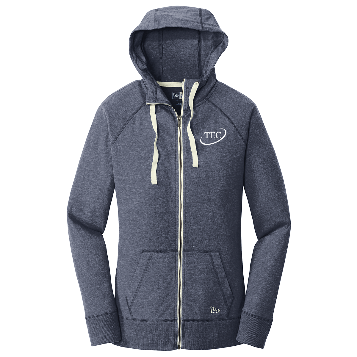 New Era® Women's Sueded Cotton Blend Full-Zip Hoodie